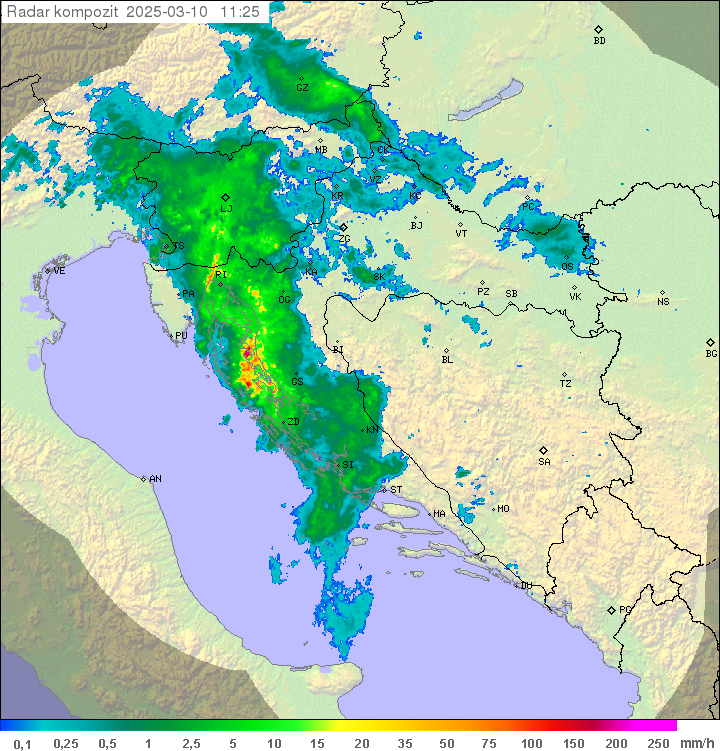 Padavine Hrvaška