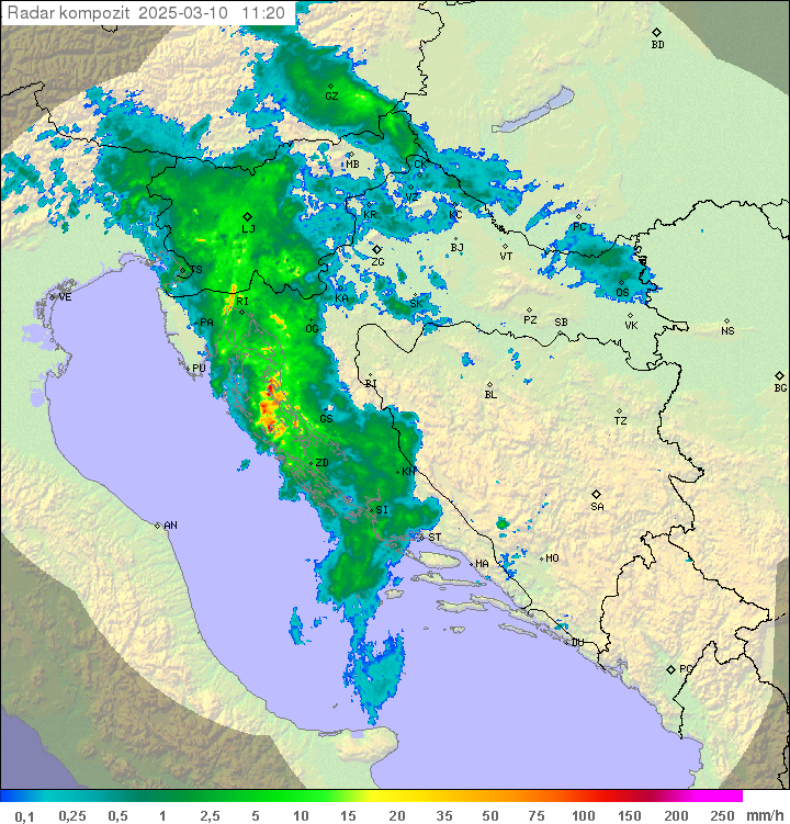 Padavine Hrvaška