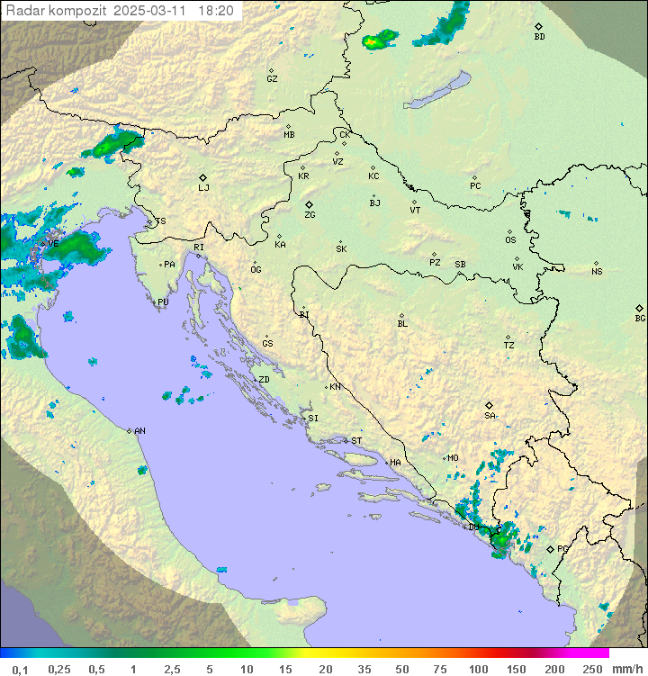 Padavine Hrvaška