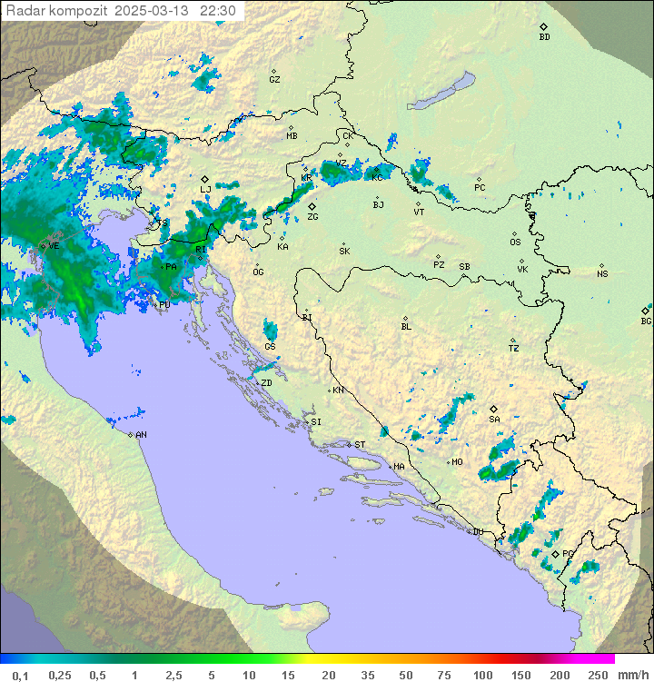 Padavine Hrvaška