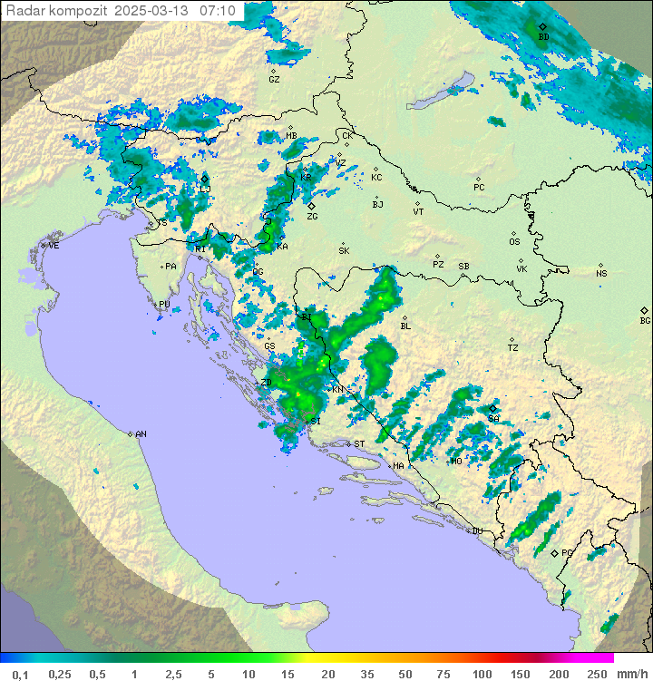 Padavine Hrvaška