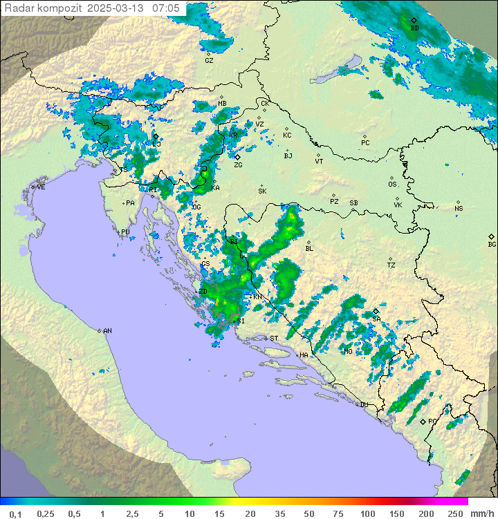 Padavine Hrvaška