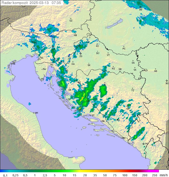 Padavine Hrvaška