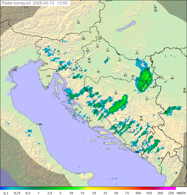 Padavine Hrvaška