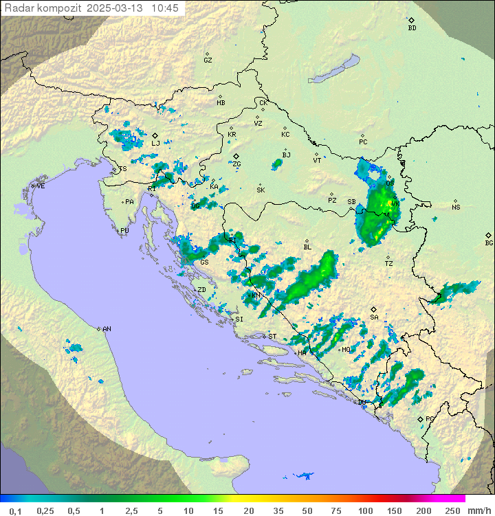 Padavine Hrvaška