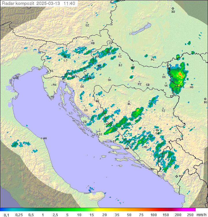 Padavine Hrvaška