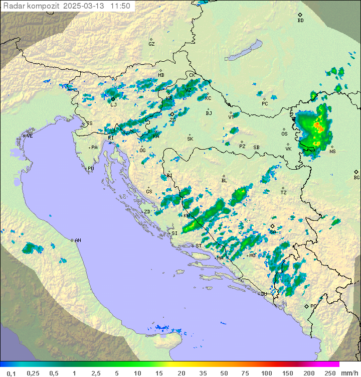 Padavine Hrvaška