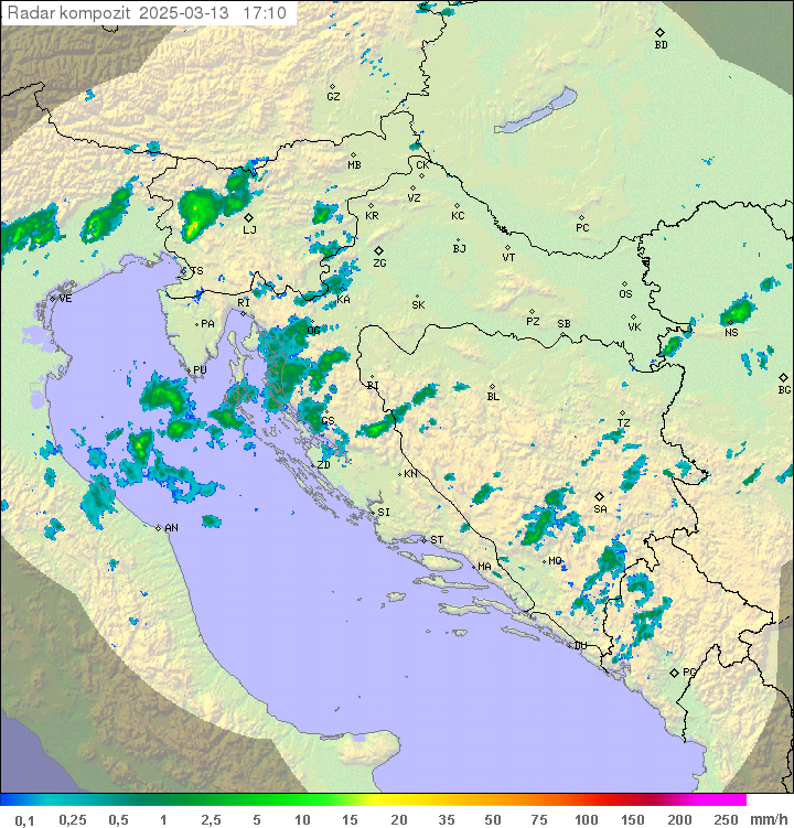 Padavine Hrvaška