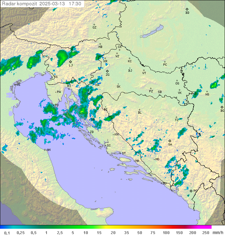 Padavine Hrvaška