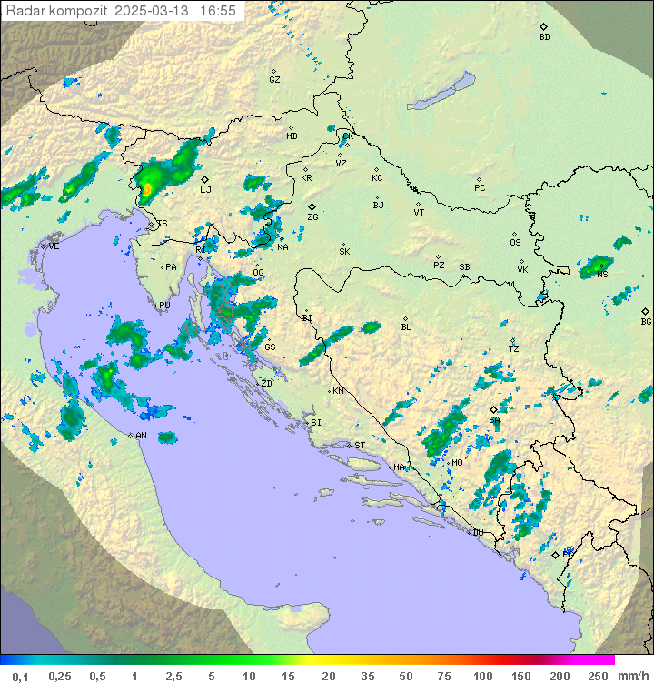 Padavine Hrvaška