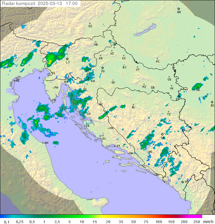 Padavine Hrvaška