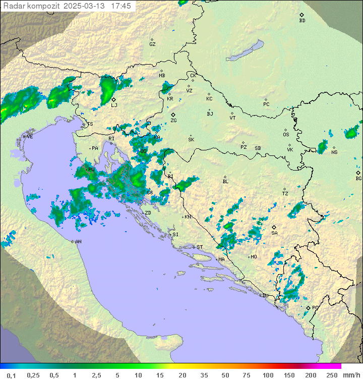 Padavine Hrvaška