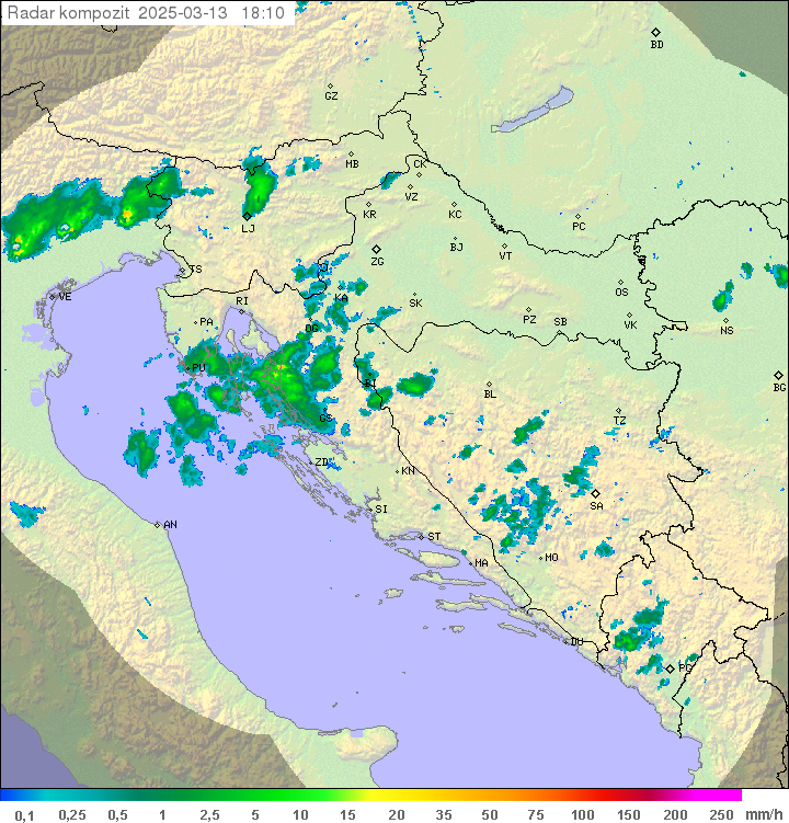 Padavine Hrvaška