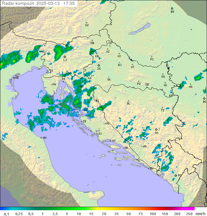 Padavine Hrvaška