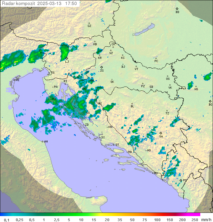 Padavine Hrvaška