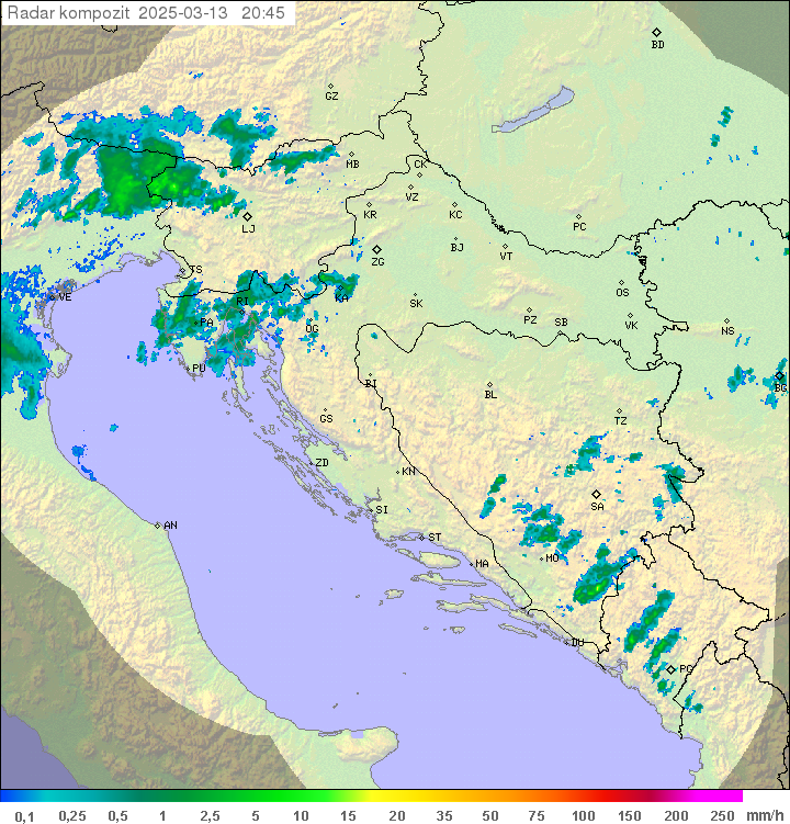 Padavine Hrvaška