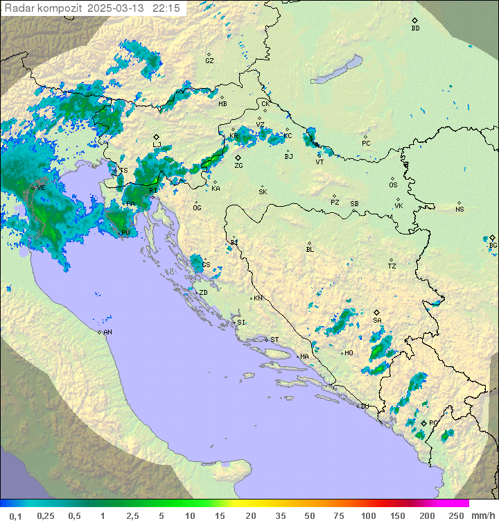 Padavine Hrvaška