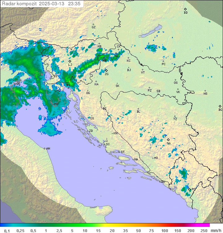 Padavine Hrvaška