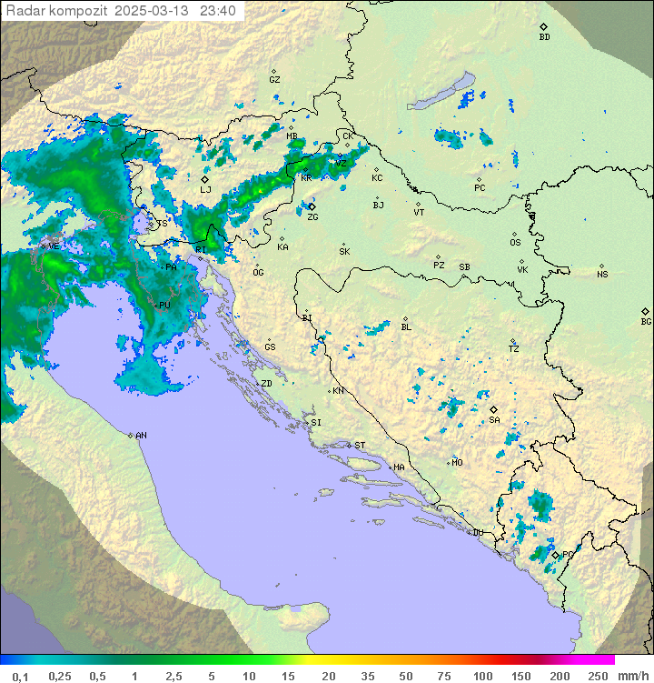 Padavine Hrvaška