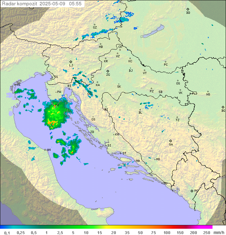 Padavine Hrvaška