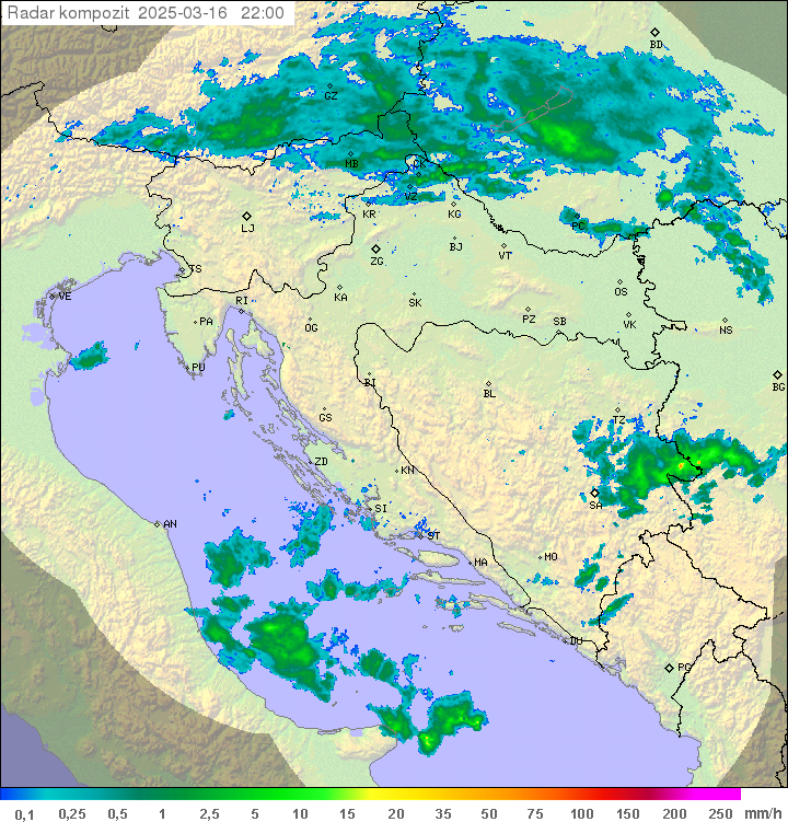 Padavine Hrvaška