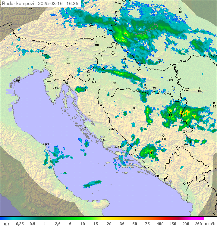 Padavine Hrvaška