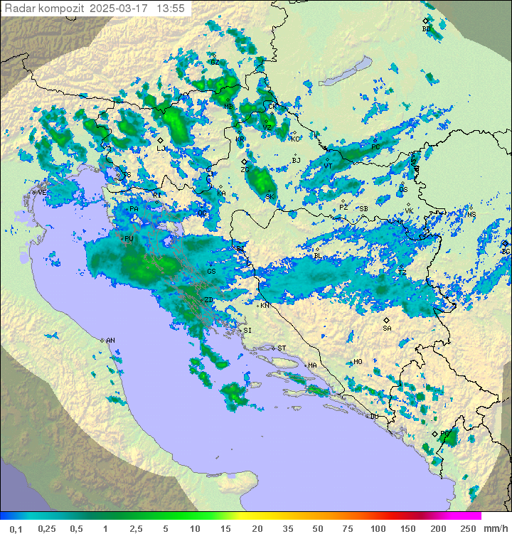 Padavine Hrvaška