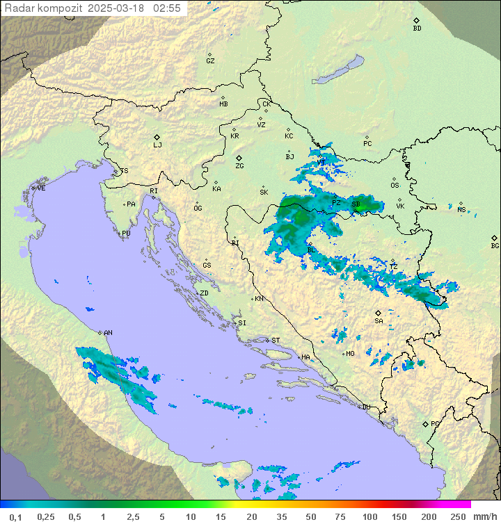 Padavine Hrvaška