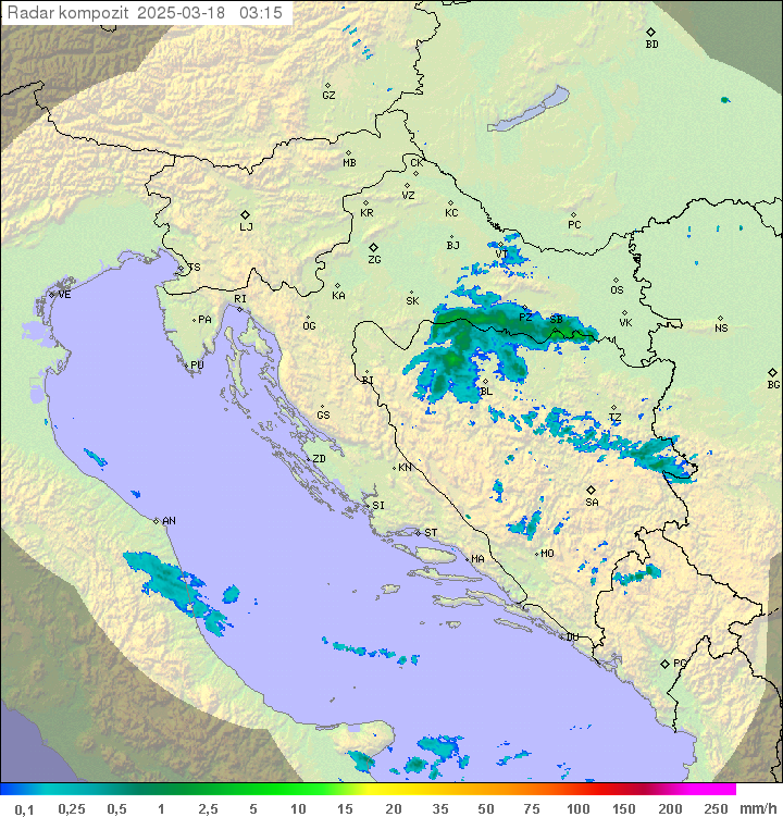 Padavine Hrvaška