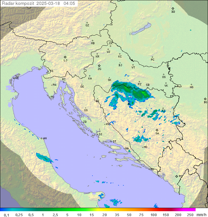 Padavine Hrvaška