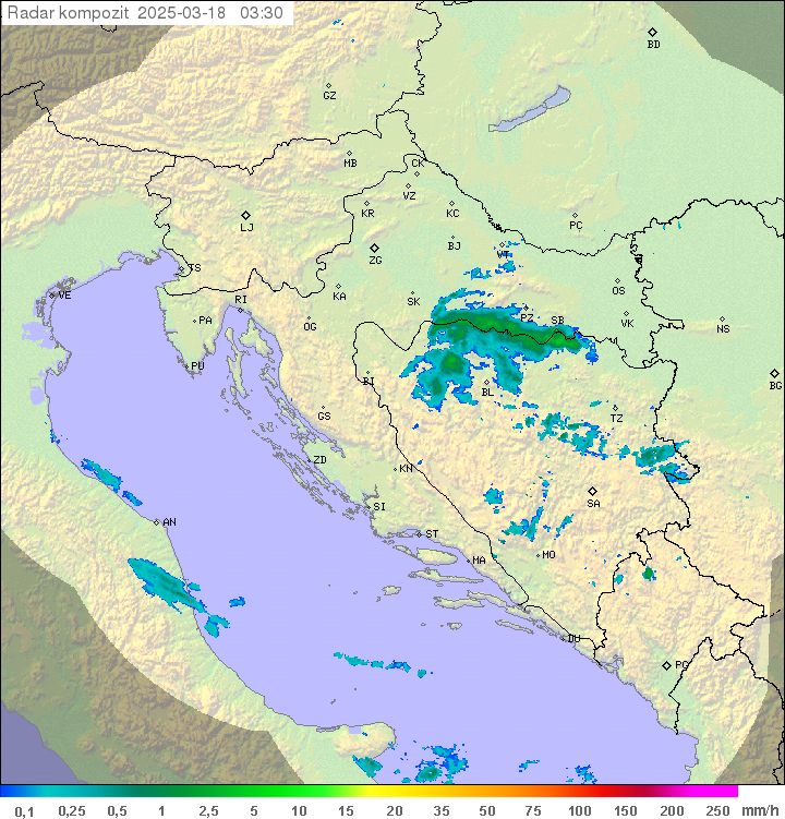 Padavine Hrvaška