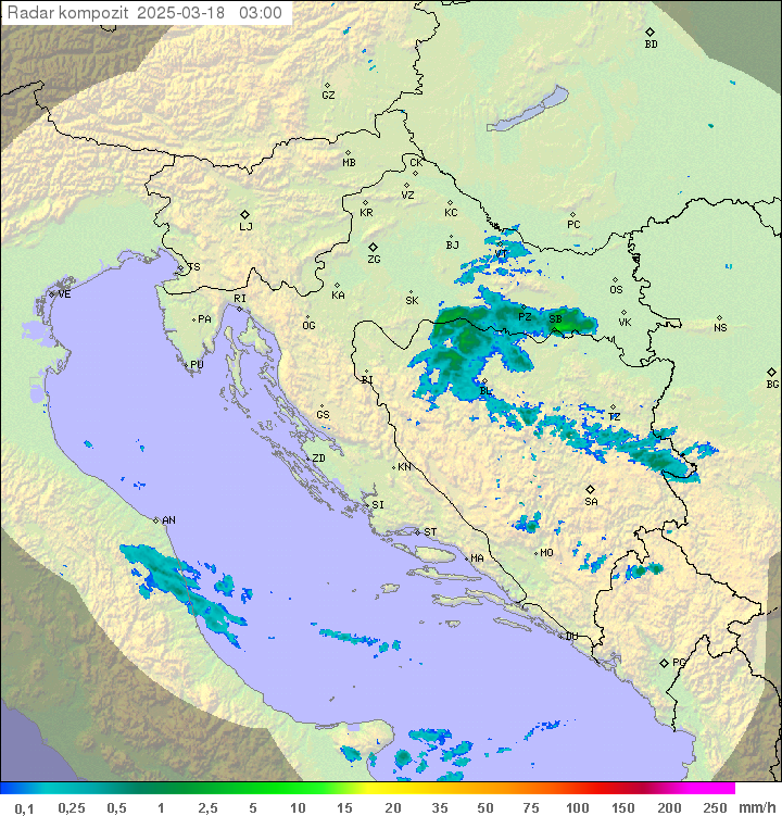 Padavine Hrvaška