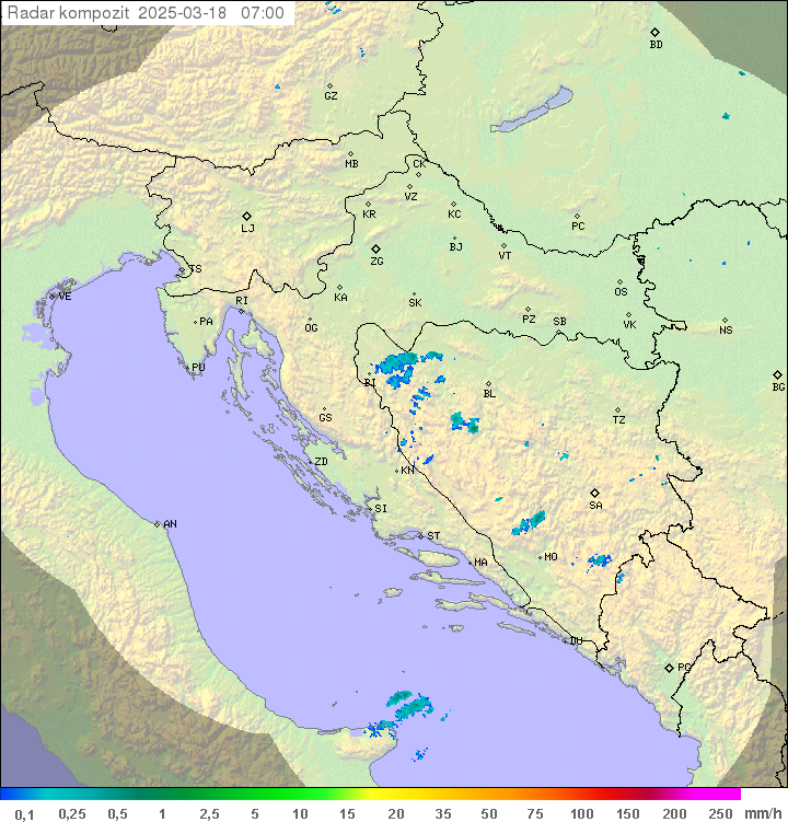 Padavine Hrvaška