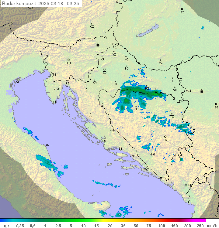 Padavine Hrvaška