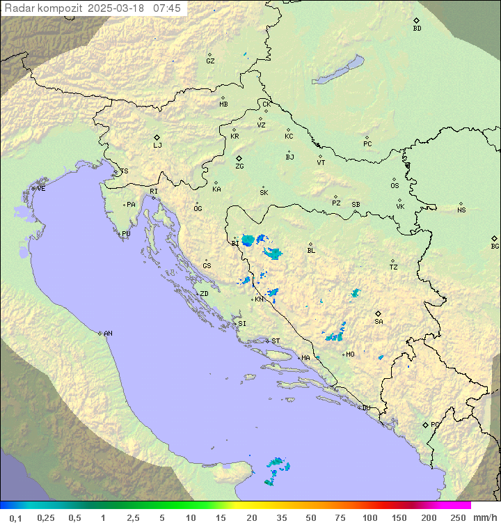 Padavine Hrvaška