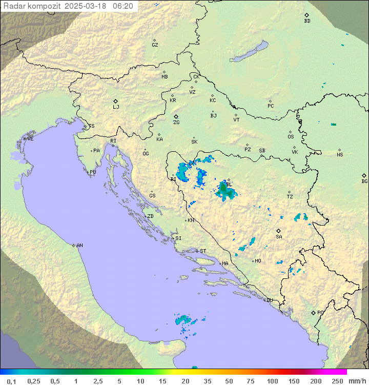 Padavine Hrvaška