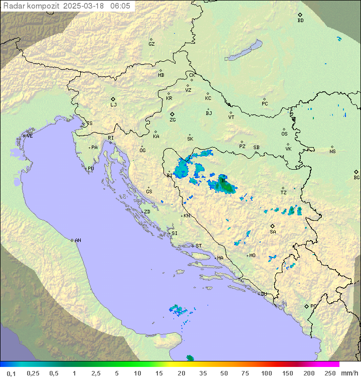 Padavine Hrvaška