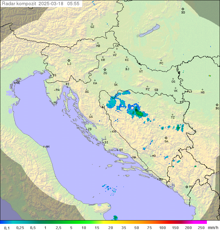 Padavine Hrvaška