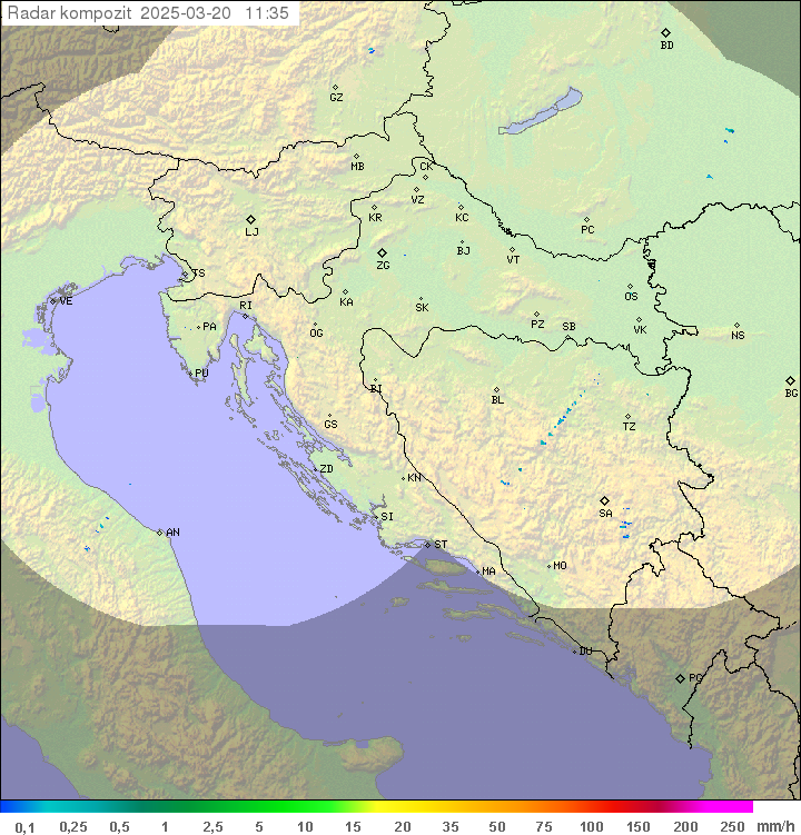 Padavine Hrvaška