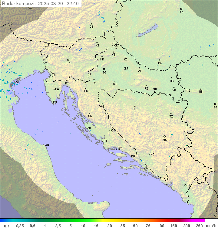 Padavine Hrvaška