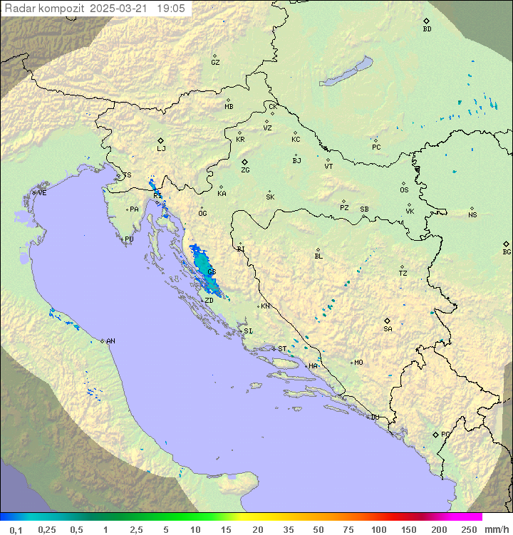 Padavine Hrvaška