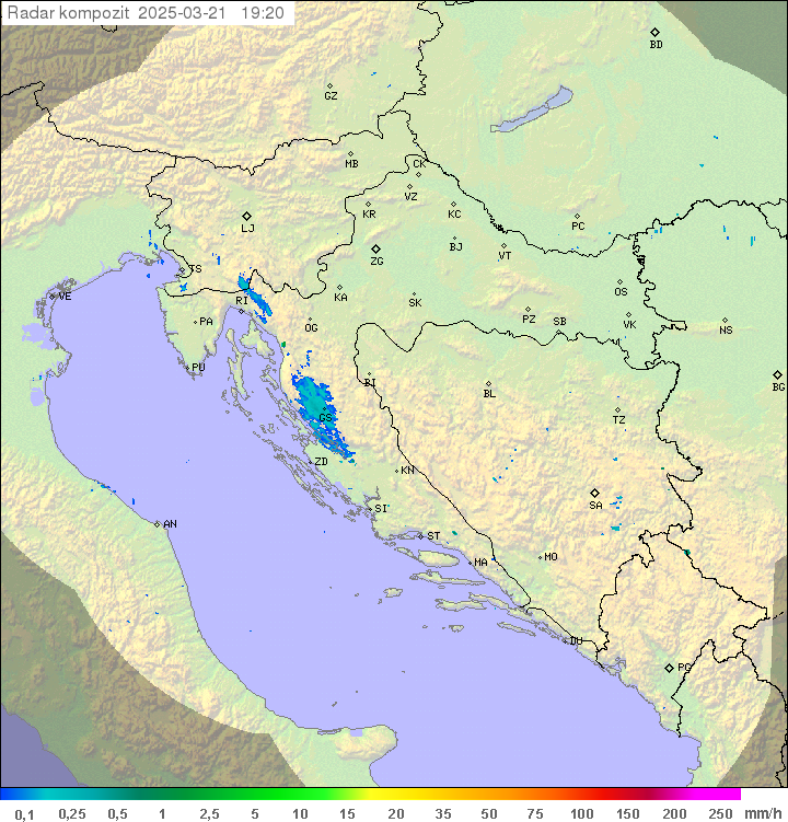 Padavine Hrvaška