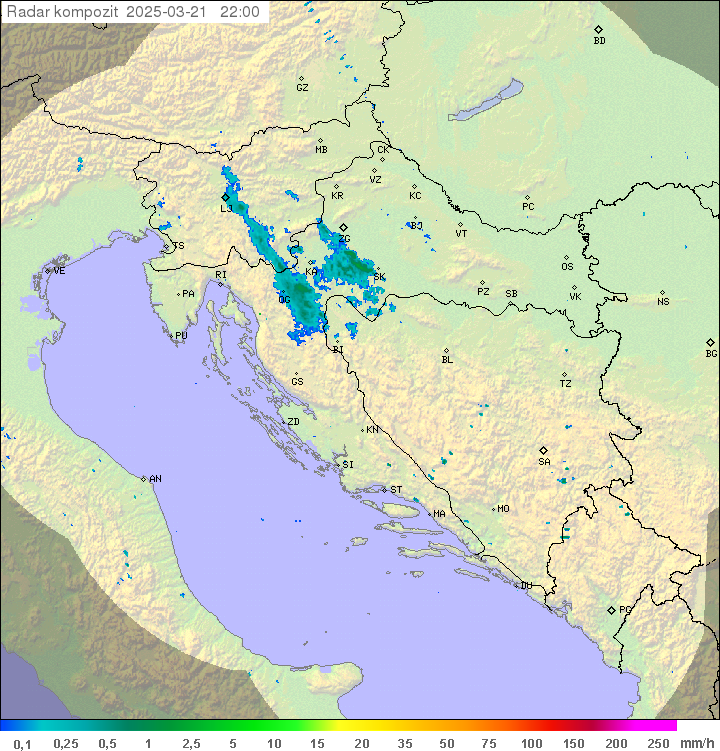 Padavine Hrvaška