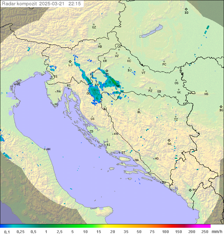 Padavine Hrvaška