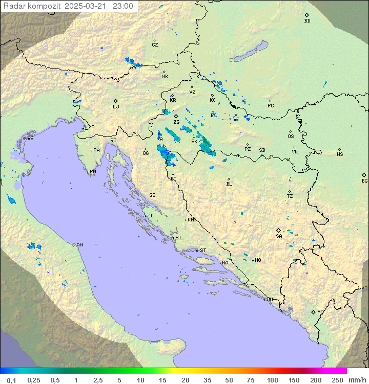 Padavine Hrvaška