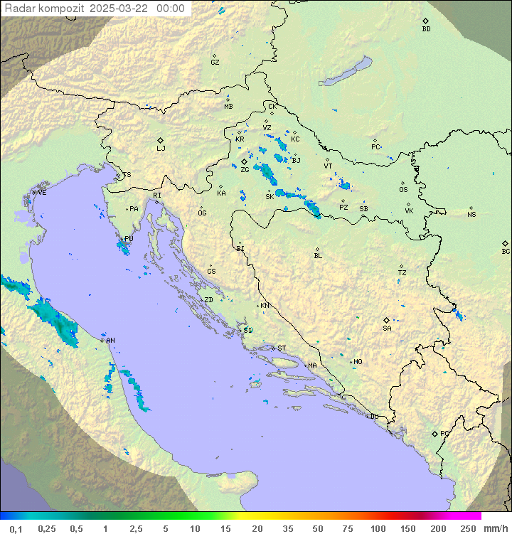 Padavine Hrvaška