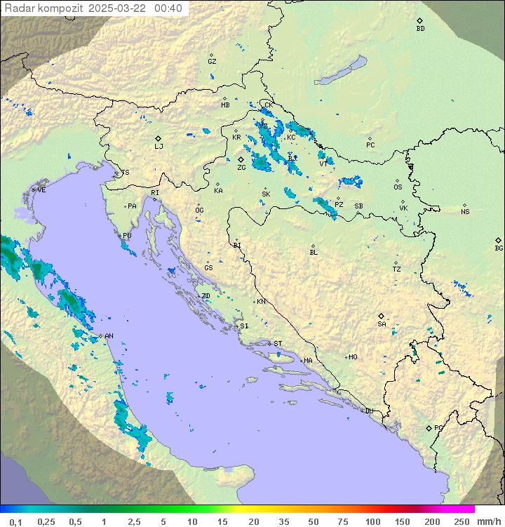 Padavine Hrvaška