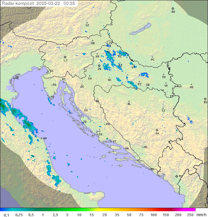 Padavine Hrvaška