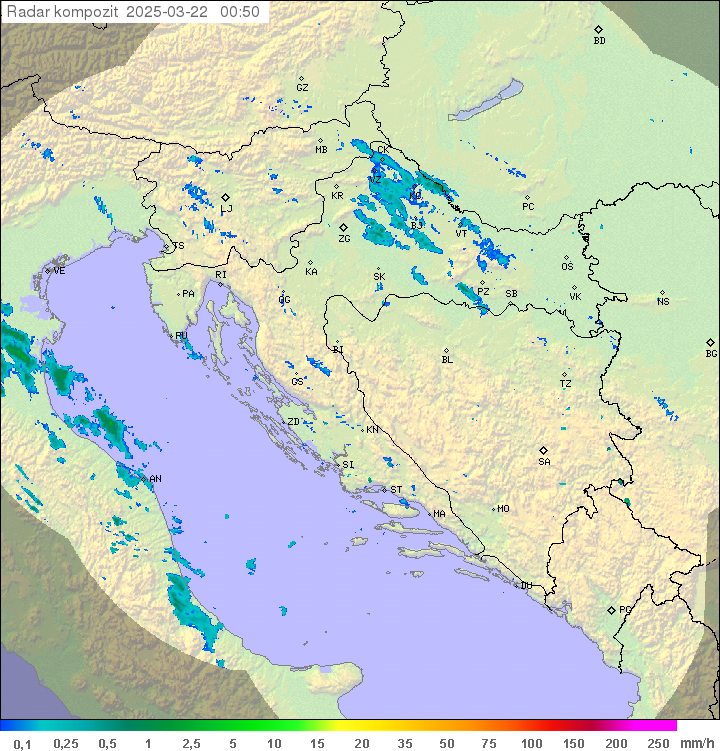 Padavine Hrvaška