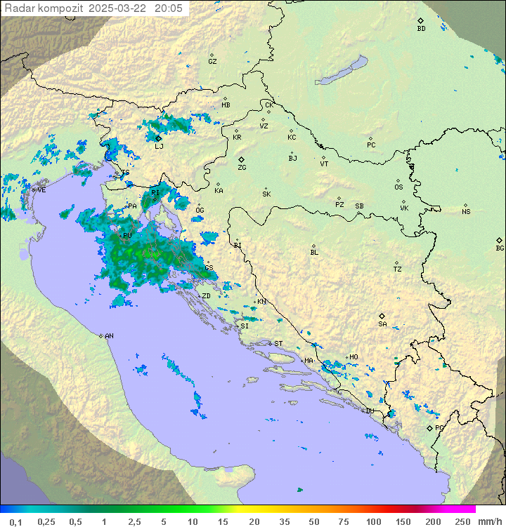 Padavine Hrvaška